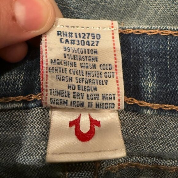 True Religion Girls Straight Leg Jeans - Picture 6 of 6